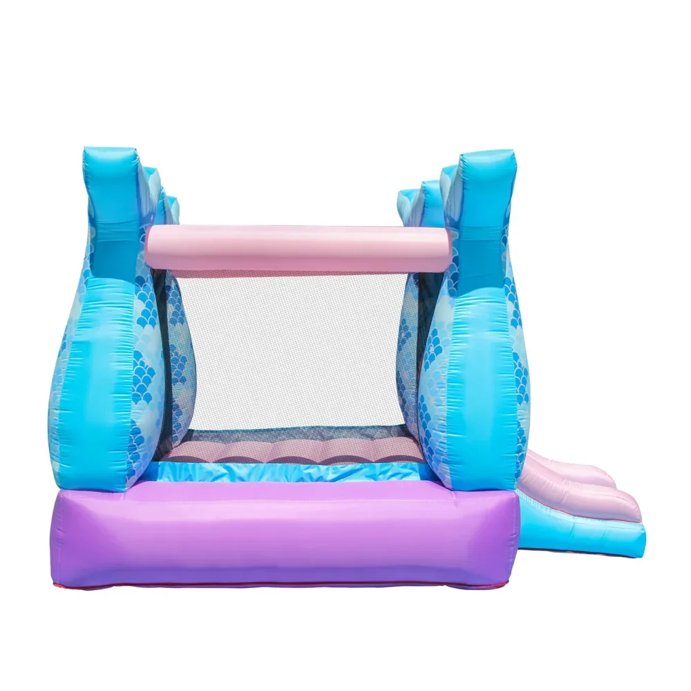 Лидер продаж дизайн русалки прыгающий домик небольшой бытовой надувной замок