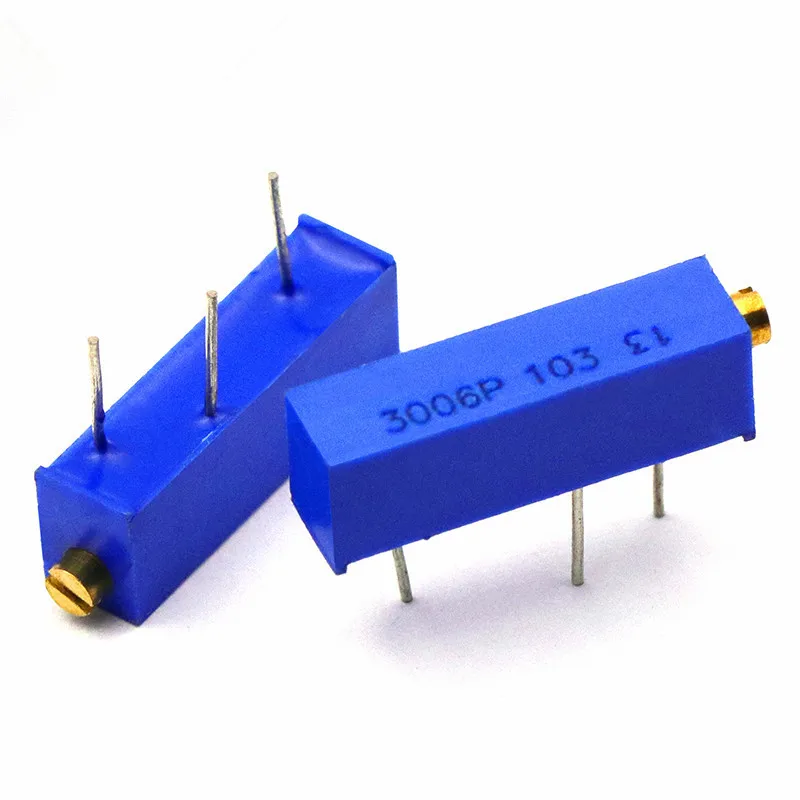 

3006P точный многооборотный регулируемый потенциометр 100R 1K10K20K50K100K200K 504 103 10 шт.