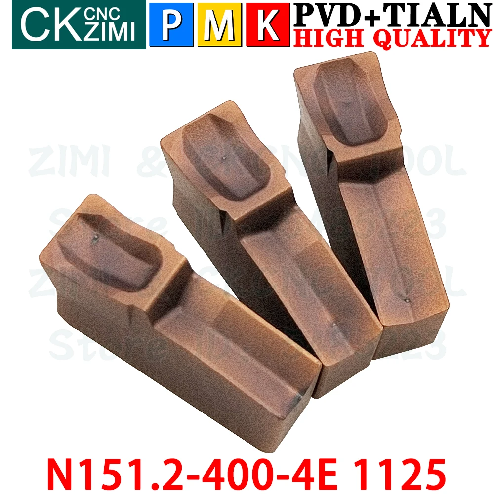

N151.2-400-4E 1125 N151.2 400 4E 1125 Carbide Inserts Cutting Grooving Insert Tools CNC Parting Metal Lathe Milling Turning Tool