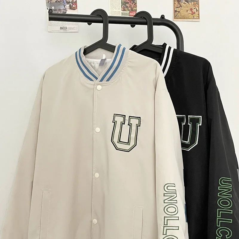 Клетчатая повседневная куртка свободного кроя с цветными блоками в гонконгском