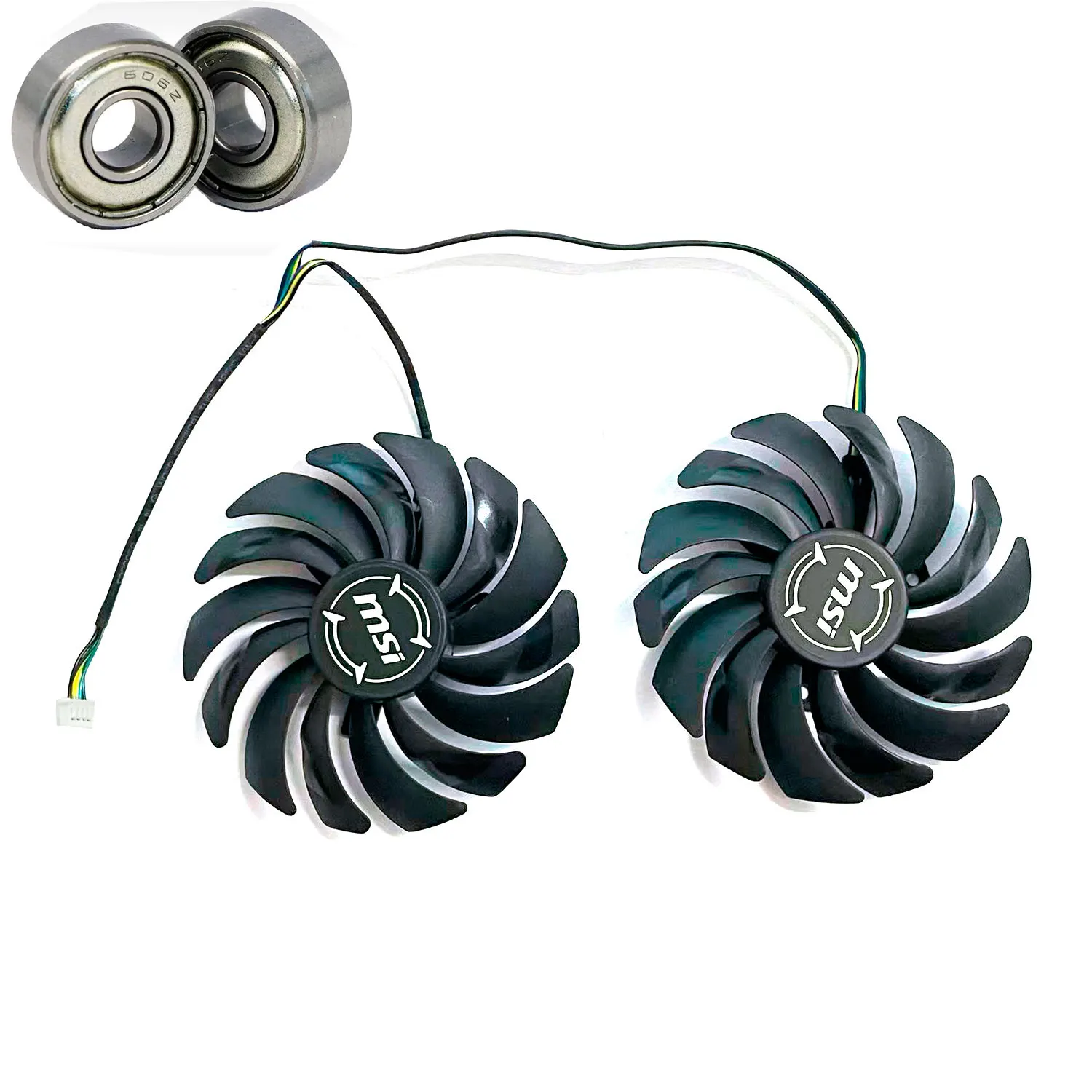 Охладитель графического процессора MSI GeForce GTX1060 GDDR5X 95 мм 4 контакта