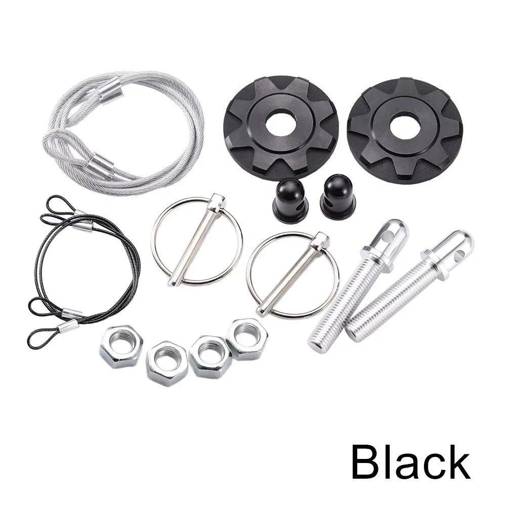 

Комплект из 2-х алюминиевых фиксаторов капота с ЧПУ для гоночных автомобилей, с функцией замка, для тюнинга, из алюминиевого сплава