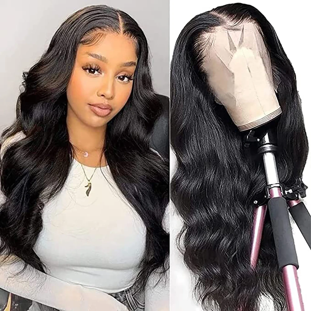 Body 13X4 Hd Lace Frontal Wig Body Wave Lace Front Wig  Brazilian Transparent Wet Human Hair Lace Frontal Closure Wigs For Women