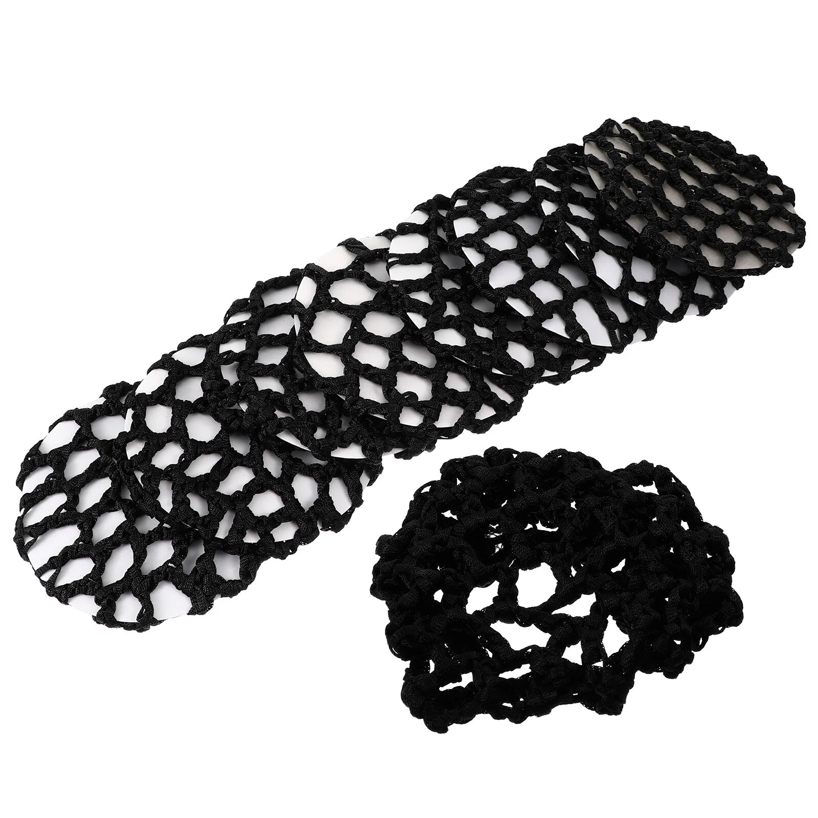 

8pcs Reusable Bun Hair Nets Professional Ballet Dance Elastic Snood for Dancers