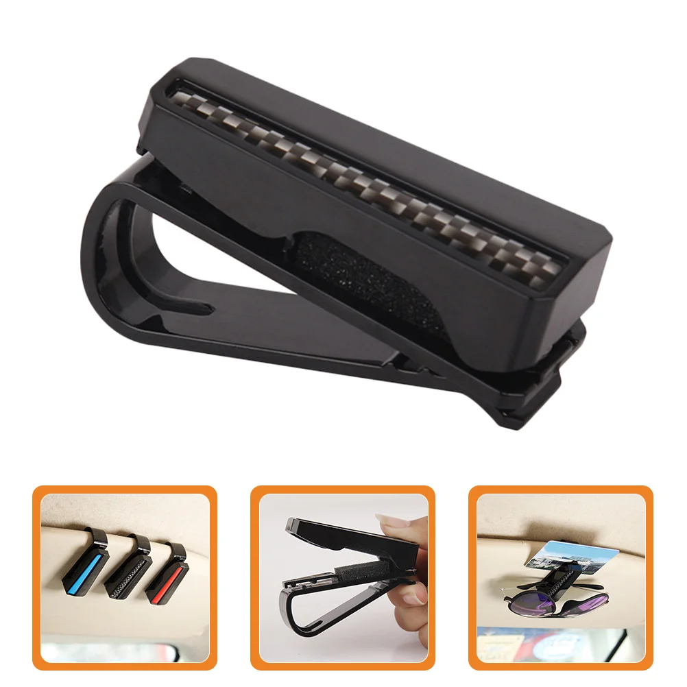 

Car Holder Visor Sunglasses Mount Glasses Clip Eyeglasses Organizer Hanger Sunglass Universal Ticketholders