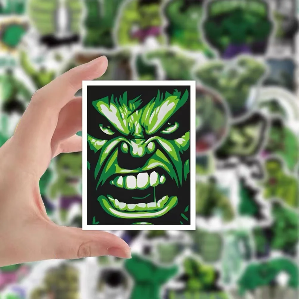 50 листов Дисней Мстители Халк водостойкие наклейки шлем скейтборд багажные ПВХ