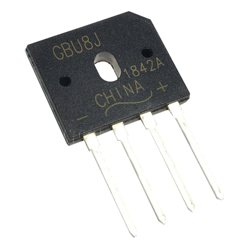 

GBU8J BRIDGE RECTIFIER, 1PH, 8A, 600V THD (10 pieces)