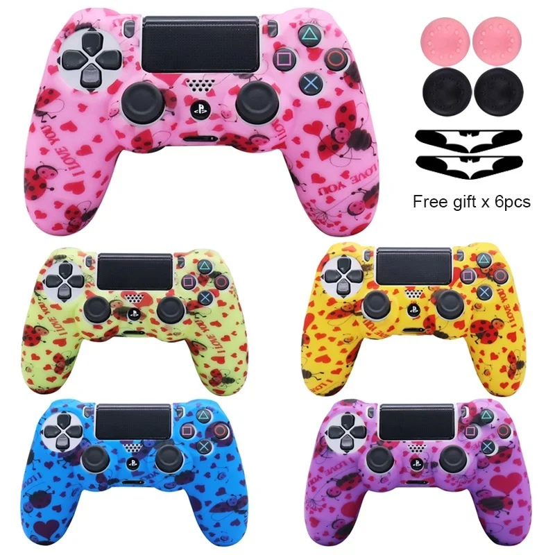 

Мягкий силиконовый чехол для контроллера Playstation 4 Dual shock 4, чехол для геймпада PS4, аксессуары для игр