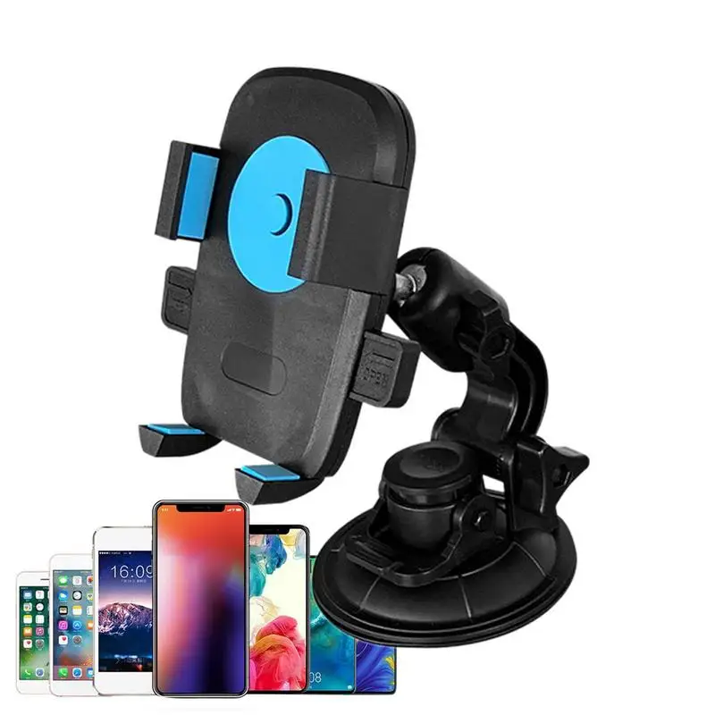 

Крепление для телефона на приборную панель для автомобиля, присоска на лобовое стекло, Мобильная подставка, регулируемая для телефонов 4,7-7,2 дюймов, грузовик, пикап, автомобиль, такси