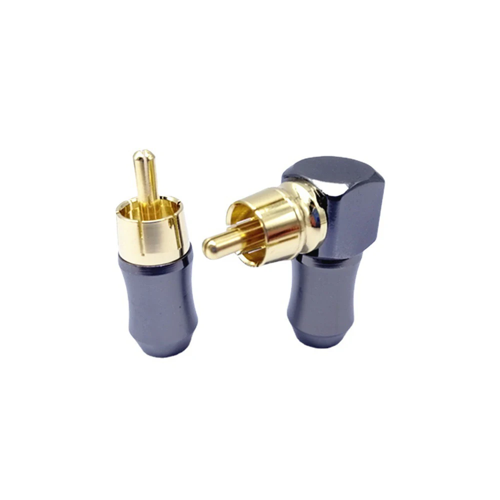 

RCA Connector L/I Type HIFI RCA Terminals Copper Gold Plated Audio Amplifier RCA Plug Supporting Up To 6.5mm Cable