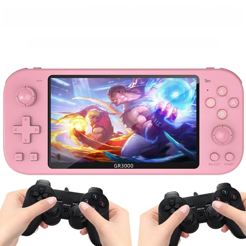 

5.1 Inch New Gr3000 Handheld Game Console Arcade Gba Doubles Psp Handheld 10 Kinds Of Simulator Sea Classic Game Resources