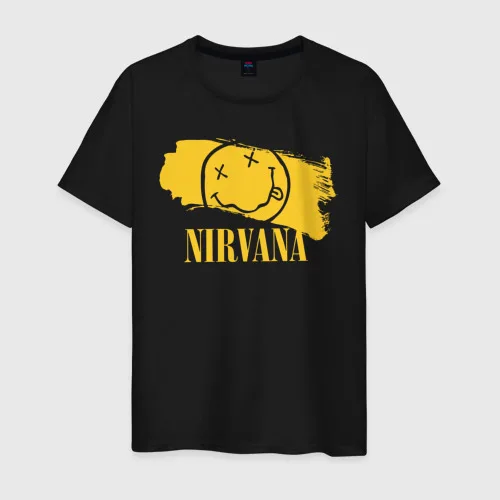 Мужская футболка хлопок Nirvana