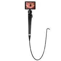 flexible medical video laryngoscope bronchoscope for 2 way articulating 3 5 display ent surgery
