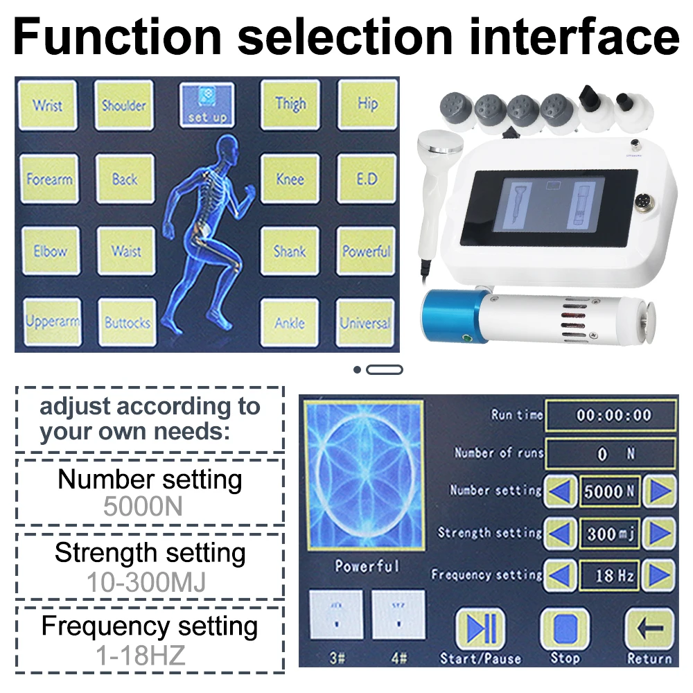 Профессиональный ударно-волновой аппарат для лечения ЭД домашний массажер