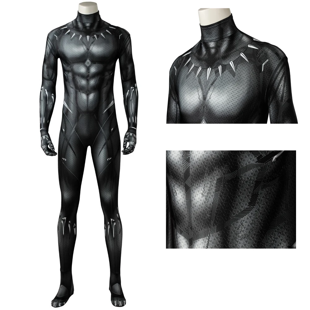 Костюм супергероя из фильма для ролевых игр на Хэллоуин карнавал черный костюм