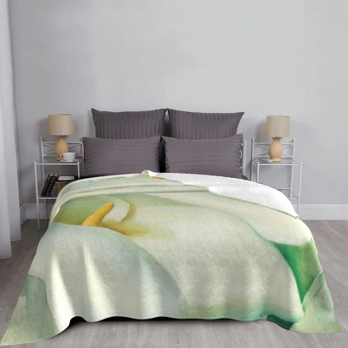 Ультрамягкое одеяло из микрофлиса Georgia O Keeffe Calla Lillies