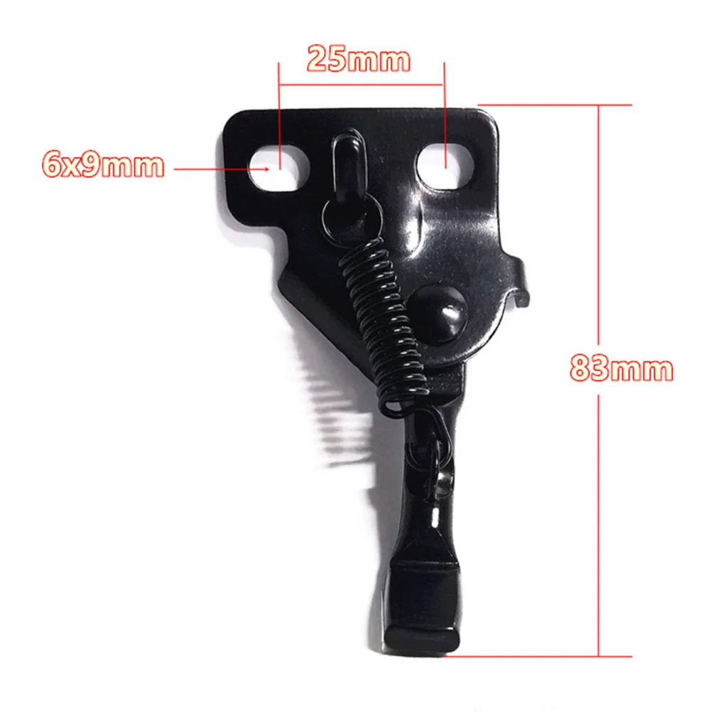 

Bracket Parking Foot Support 83mm-129mm Black Bracket E-scooter Electric Scooter Foot Support Frame Metal Durable