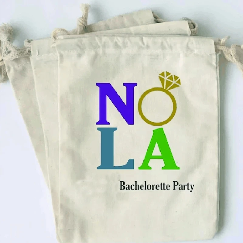 

20 Pcs Nola Bachelorette party Survival Hangover Kit bags New Orleans Bride to Be bridal shower decoration favor bridesmaid gift