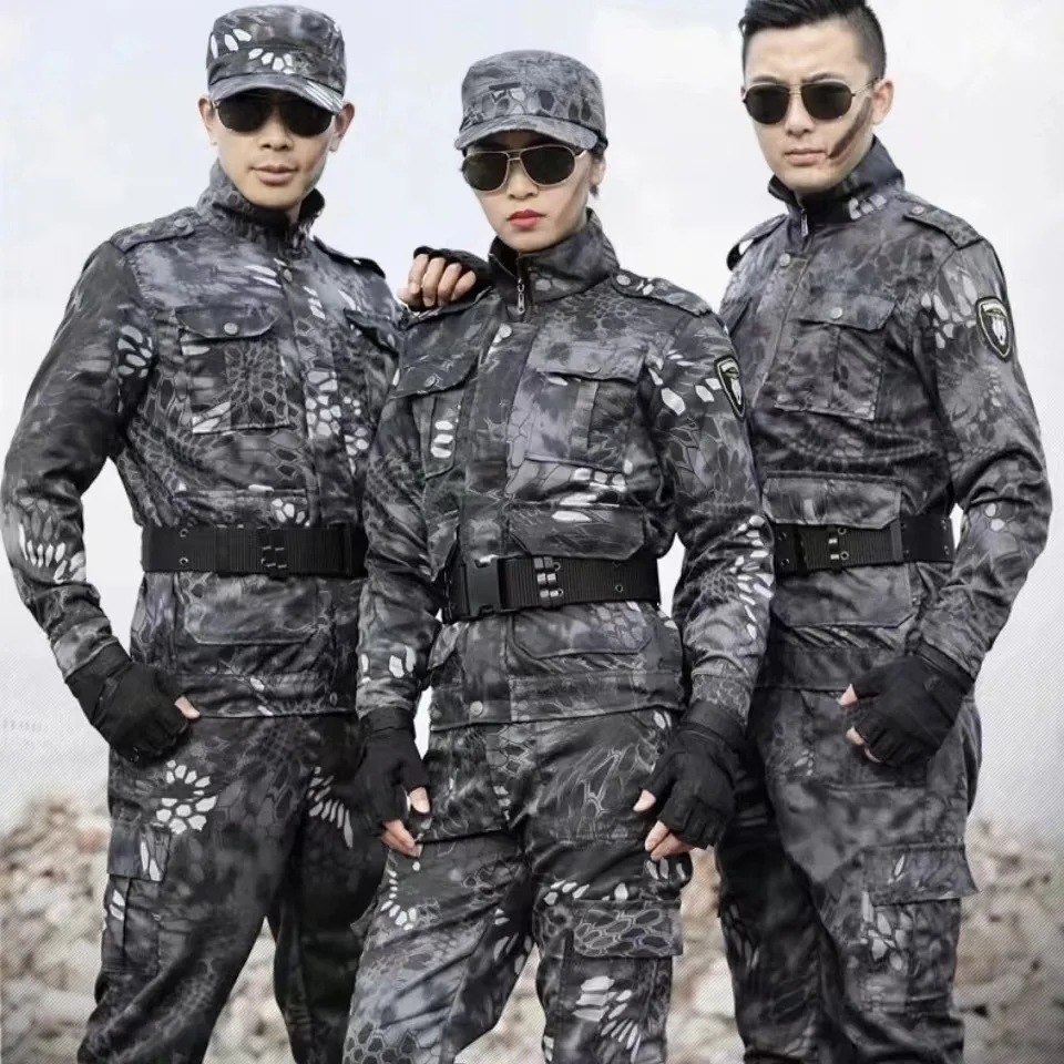 

New Product Ruins Camouflage Overalls Suit Male Spring And Autumn Wear-resistant Dirt-resistant Tear-resistant Construction Site