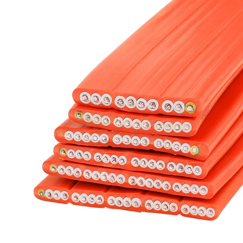 13 15 AWG/2 5 1 мм Приводной плоский кабель TVVB13 14 16 18 20-жильный лифта электрическая