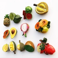 artificial fruit fridge stickers cute home decor creative magnetic stickers for fridge message board stickers children toys
