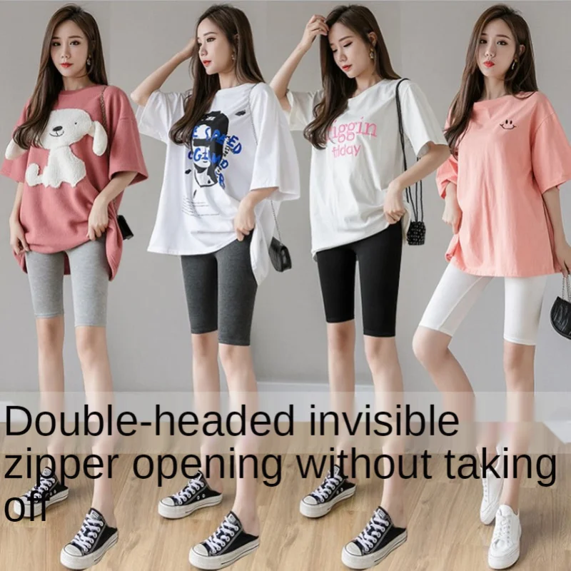 

Летние уличные невидимые штаны с открытой промежностью, женские сексуальные Свободные безопасные штаны, удобные штаны для свидания, улична...