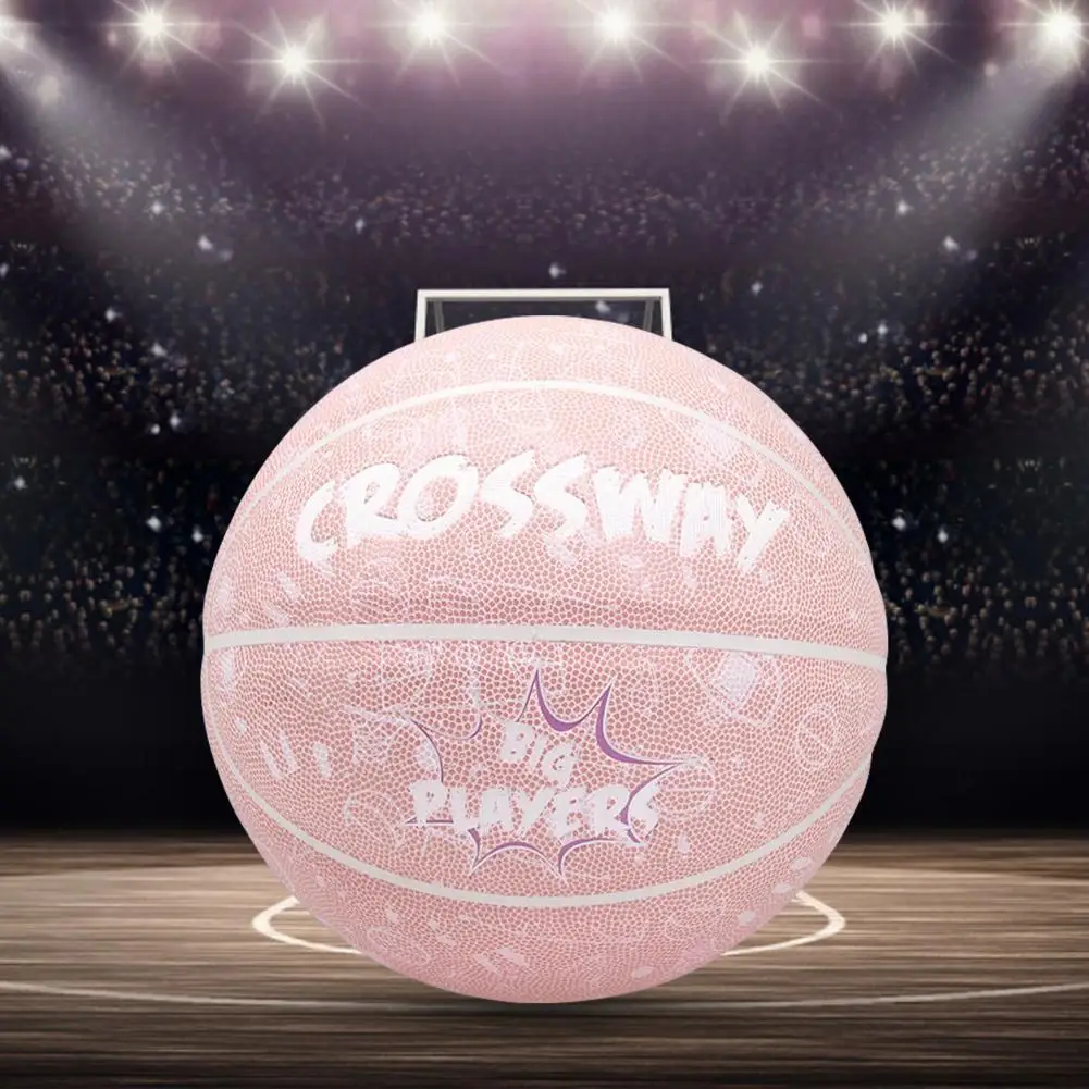 

Creative Design Round Comfortable Grip Size 7 Indoor Basketball for Students