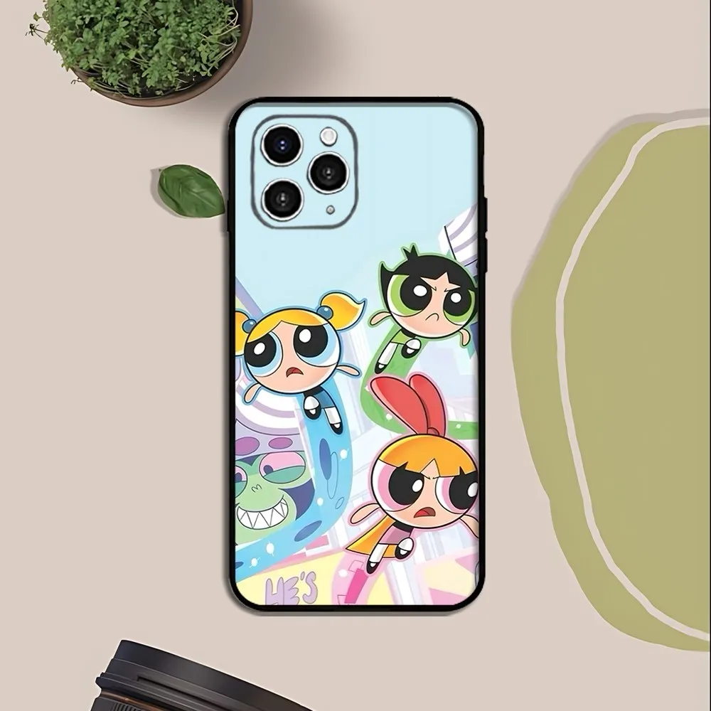 P-powerfulS-G-girls чехол для телефона Iphone 16 15 11 13 14 Pro Max 7 8 Plus X Xr Xs 12mini