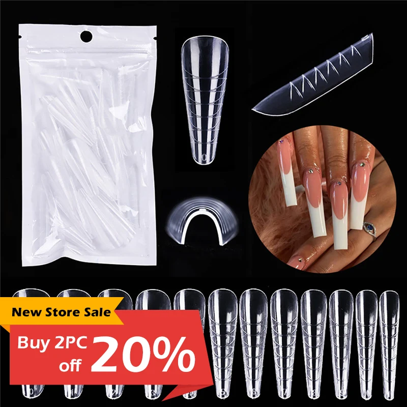 

Накладные Типсы для наращивания ногтей, полное покрытие, накладные Типсы для ногтей, форма для быстрого строительства, набор инструментов д...