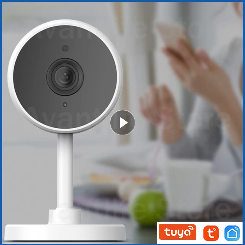 

IP-камера Tuya HD 1080p с поддержкой Wi-Fi и функцией ночной съемки