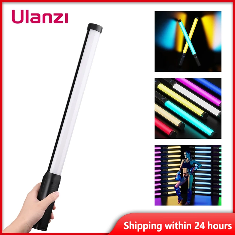 

Ulanzi VL119 RGB Stick Light Wand Handheld Tube Light LED Video Light CRI 95+ 2500K-9000K 2000mAh Photography Lighting Fill Lamp