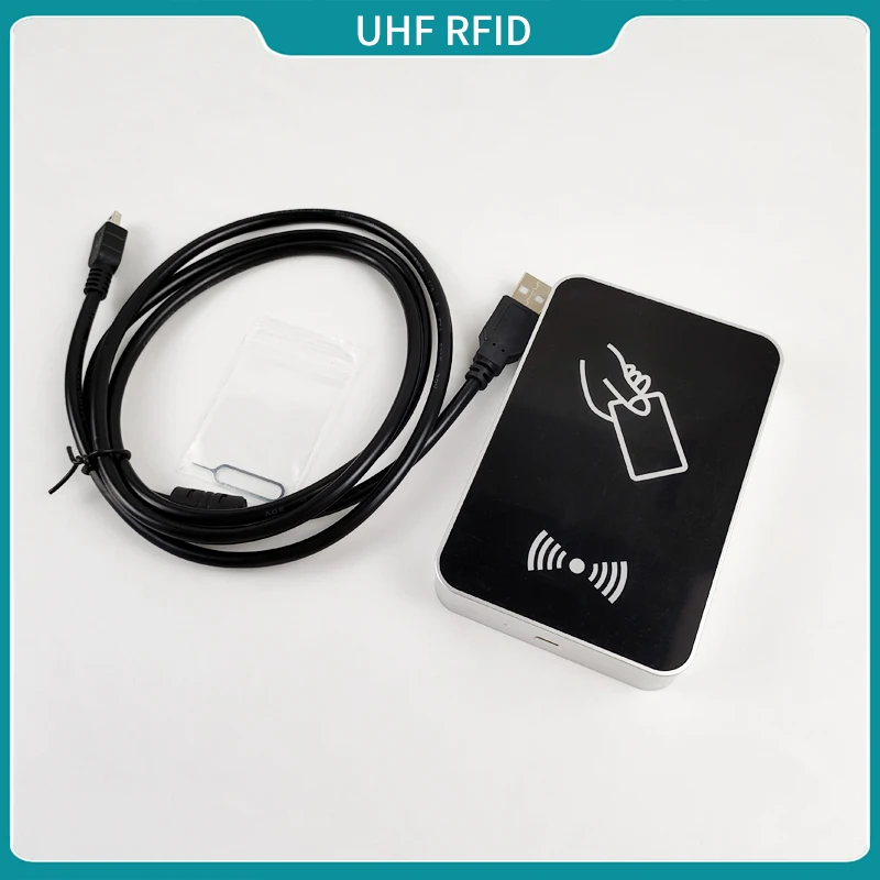 Фото Считыватель/кодировщик RFID-карт ISO 18000-6C/6B, настольный, USB, для карт Square Card №1
