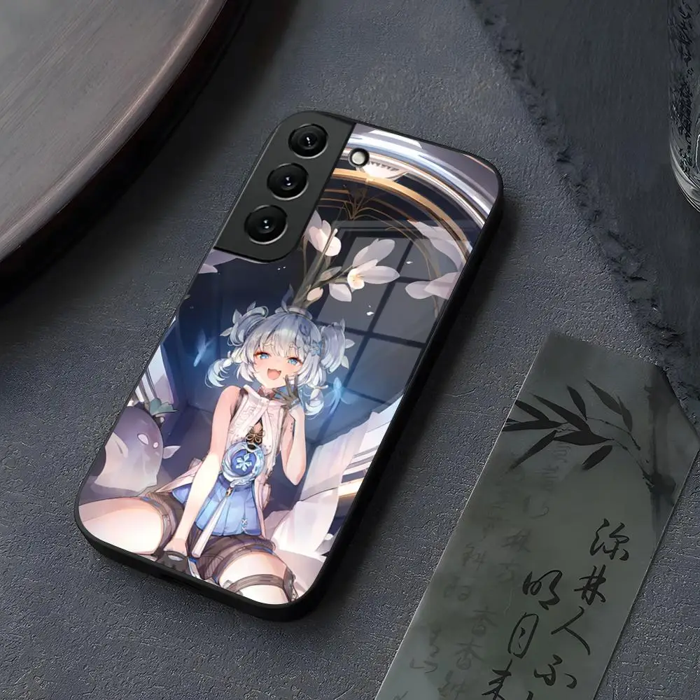Youhu Wuthering Waves Чехол для телефона Стекло Samsung Galaxy S20 S25 S21 S22 S24 S23 Ultra Fe Plus A34 A54 A16 A24 A52 A53