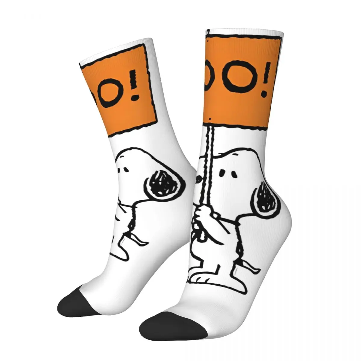 Носки Snoopy Peanuts на Хэллоуин чулки для отдыха мужские дышащие велосипедные носки