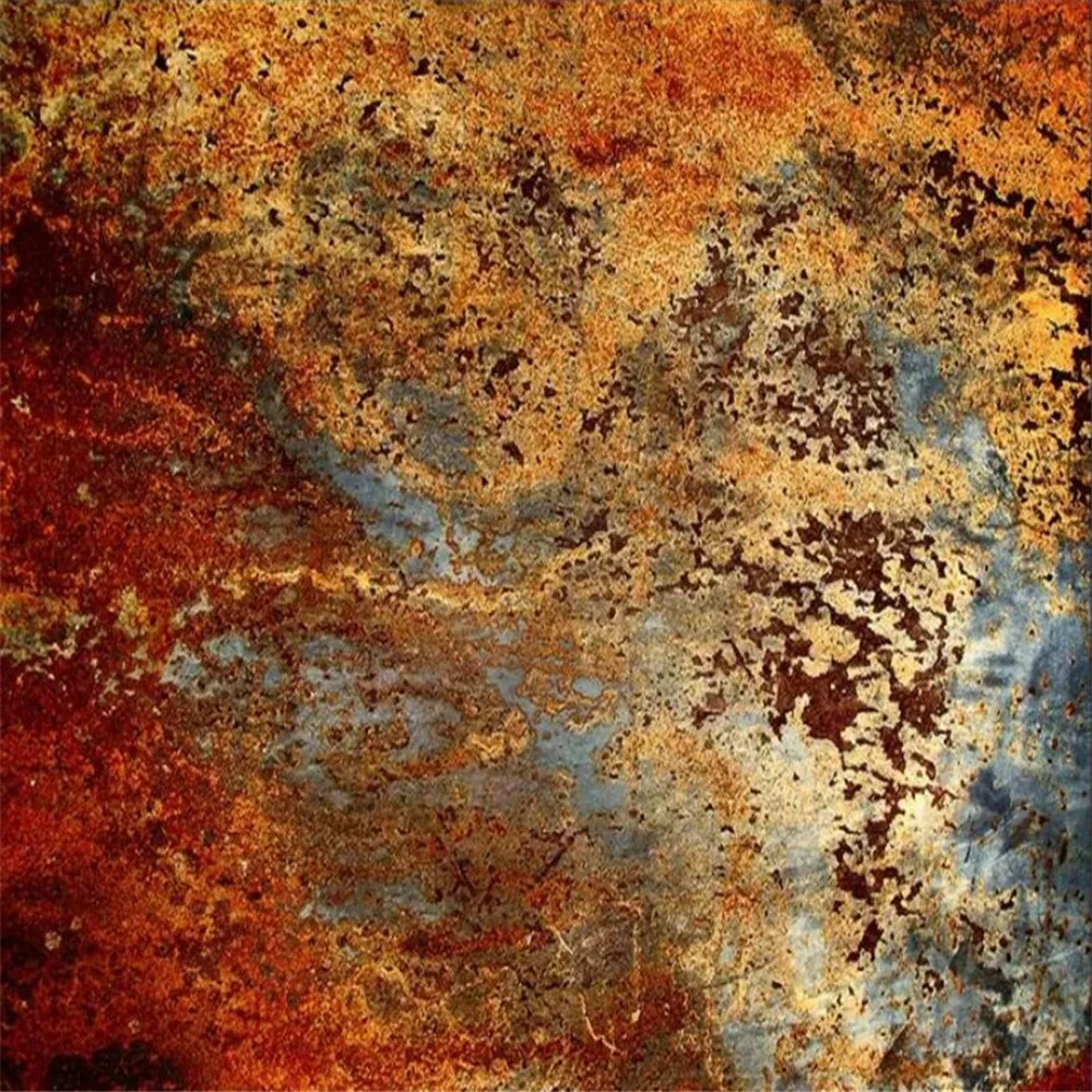 Пользовательские ржавые Настенные обои 3d фрески Европа Ретро промышленный ветер