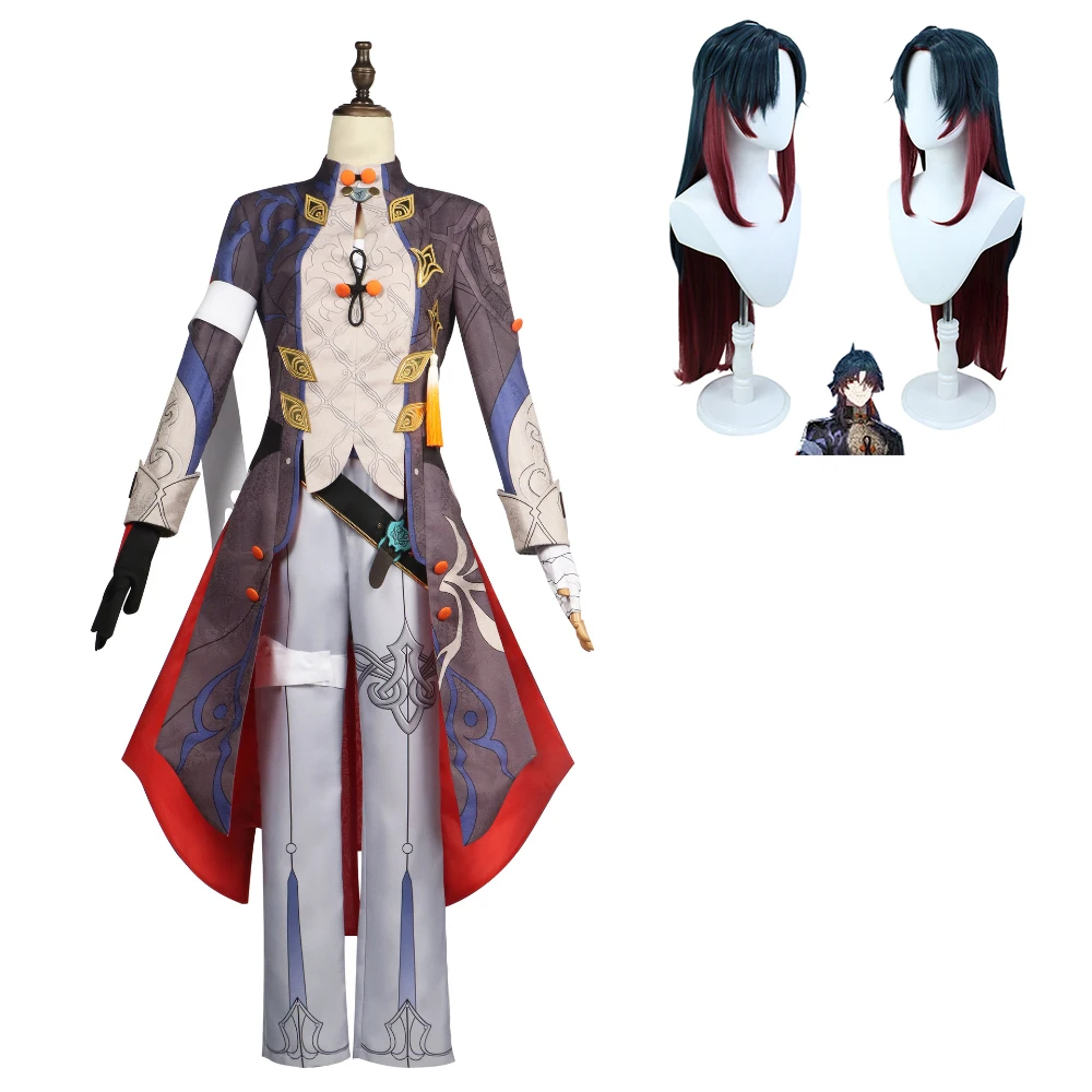 SingXeng Blade Косплей Honkai Star Rail Костюм Парик Игровая Униформа Stellaron Hunters Astral Хэллоуин