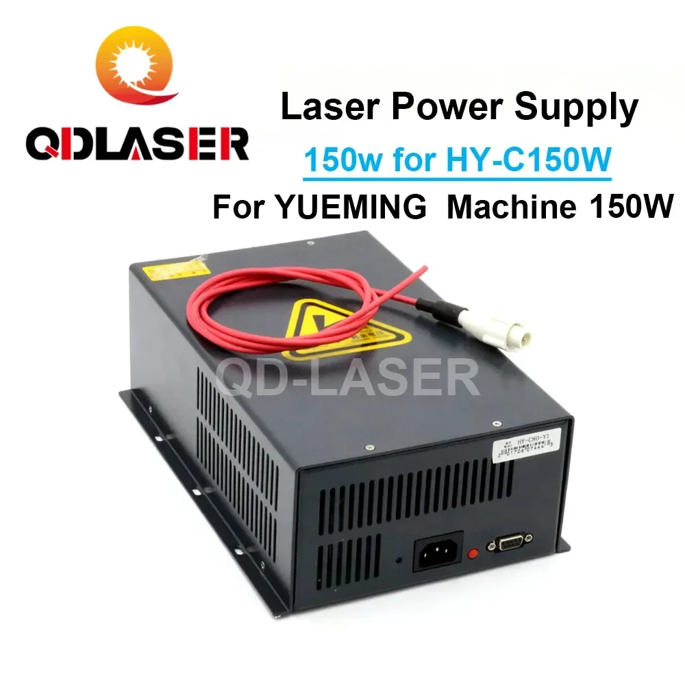 QDLASER HY-C150 Источник питания CO2-лазера 150 Вт для гравировально-режущего станка YUEMING