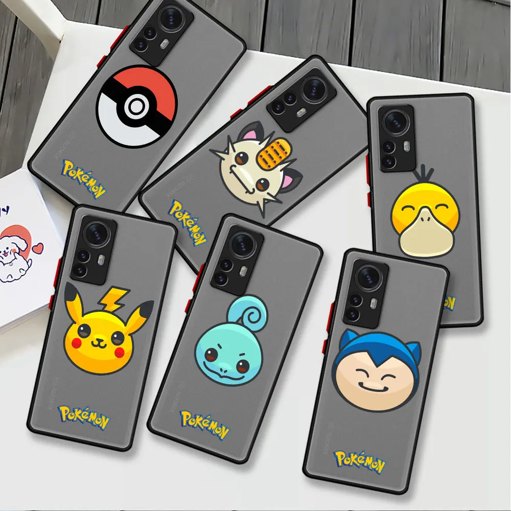 Чехол с изображением покемона Пикачу для Xiaomi Mi 11 12 12X 9T 10T 11T 11X Pro Note 10 Lite Poco X3 M3 NFC