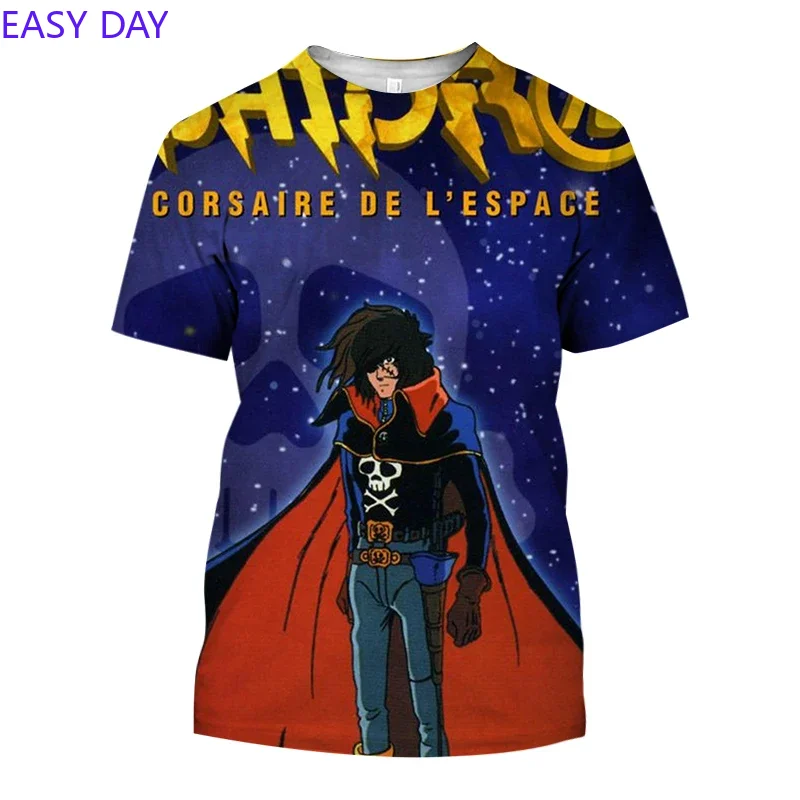 Футболка Мужская/женская оверсайз с 3D-принтом космический пират