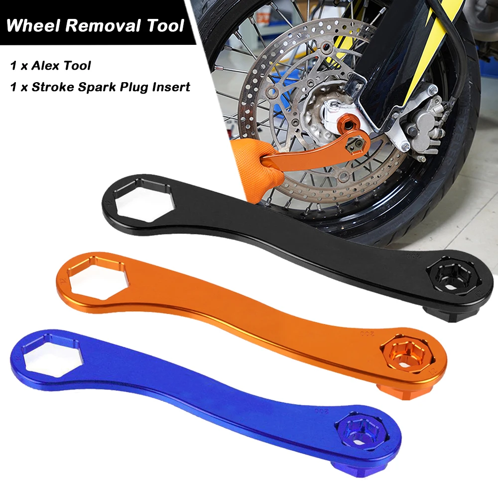 

17-27-32MM Front Rear Wheel Axle Wrench Removal Tool For 125 250 300 350 400 450 500 EXC EXCF XC XCW XCF SX SXF 1998-2022 2023