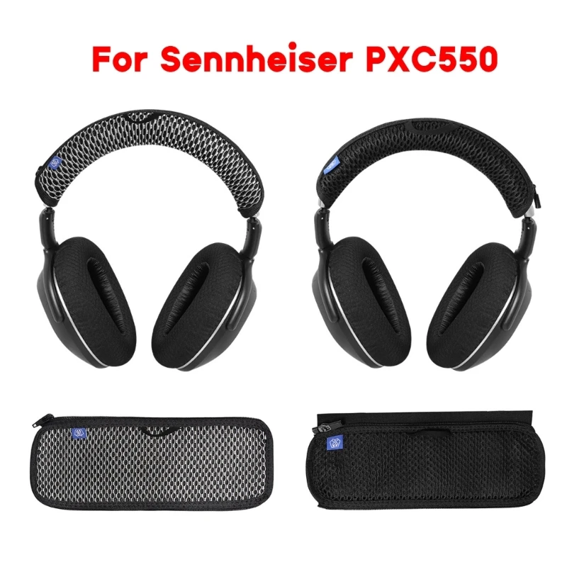 

Headband Protectors Covers with Zipper for Sennheiser PXC550 PXC480 MB660 Headphone Durable and Washable Headband Cloth Cushion
