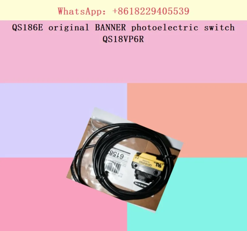 Оригинальный фотоэлектрический датчик QS186E BANNER QS18VP6R (art.: 3920dbecbf435) - 3920dbecbf435