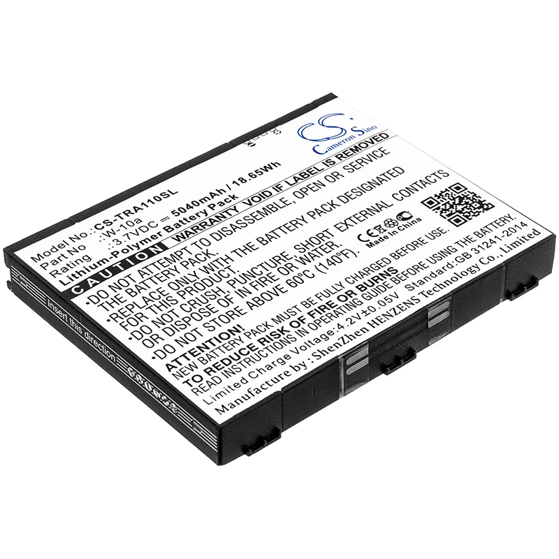 CS Hotspot Battery for Netgear MR2100 NightHawk M2 Telstra Fits W-10a Li-Polymer 3.70V 5040mAh/18.65Wh