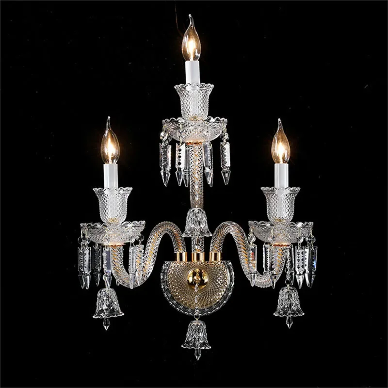 86LIGHT Европейская Свеча Хрустальный Настенный Светильник Светодиодный Роскошный