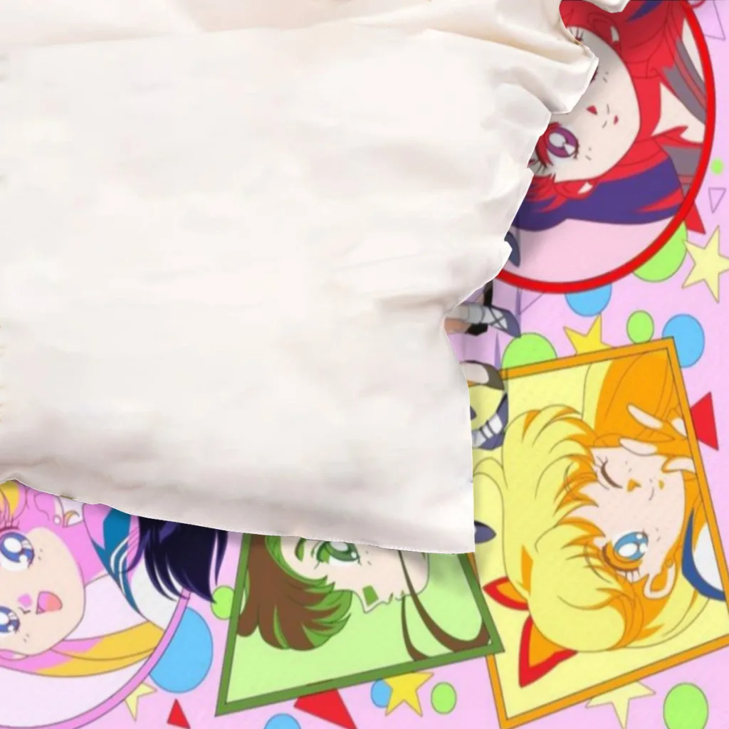 Комплект простыней Сейлор Мун одеяло пододеяльник пододеяльники одинарное