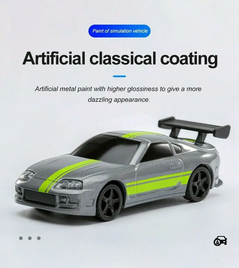 

Турбо гонки 1:76 C73 спортивный Радиоуправляемый мини-автомобиль полный пропорциональный комплект RTR игрушки