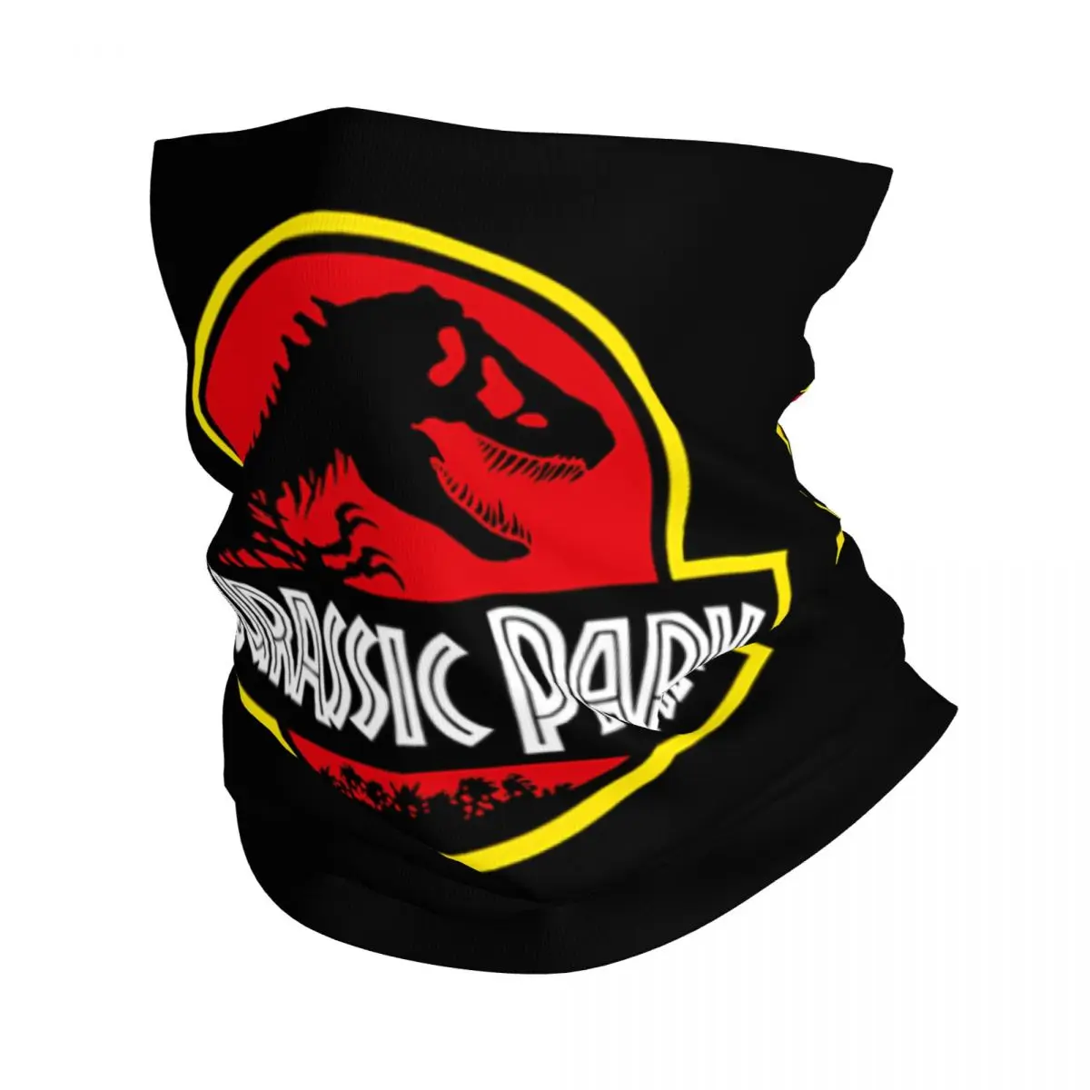 

Jurassic Park Bandana Neck Gaiter UV Protection Face Scarf Cover Men Women Dinosaur World Headwear Tube Balaclava