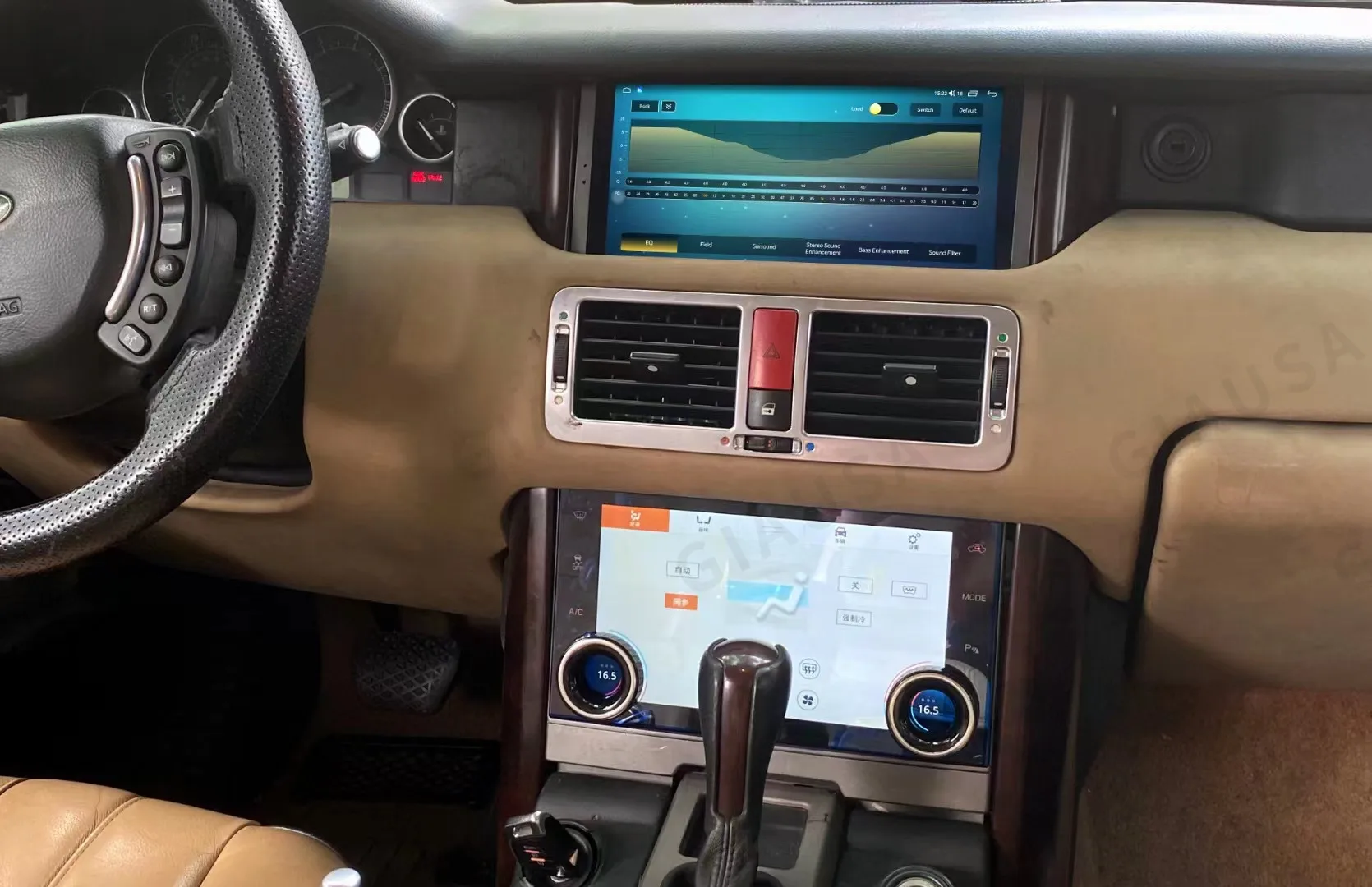 10-дюймовая панель переменного тока для Land Range Rover V8 L322 2002-2012 управления