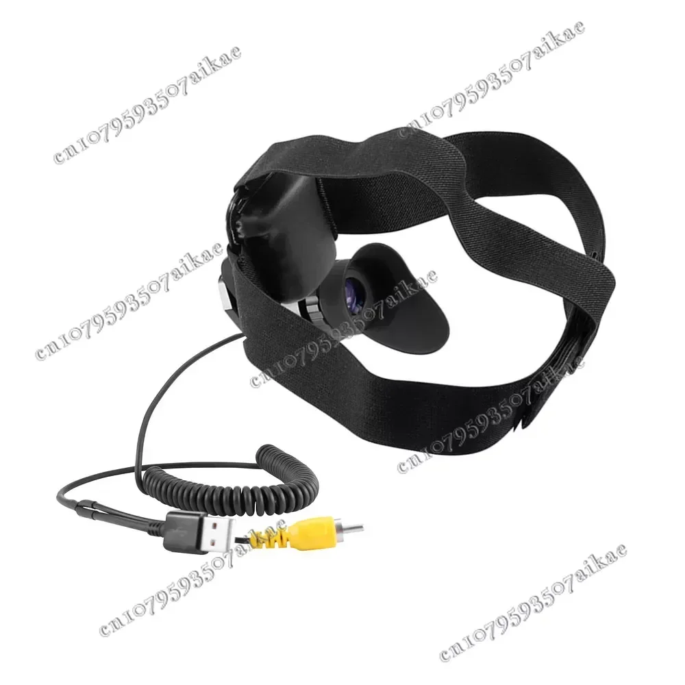 Переносной окуляр с большим экраном V760C-3 креплением на голову и поддержкой OLED 0 39