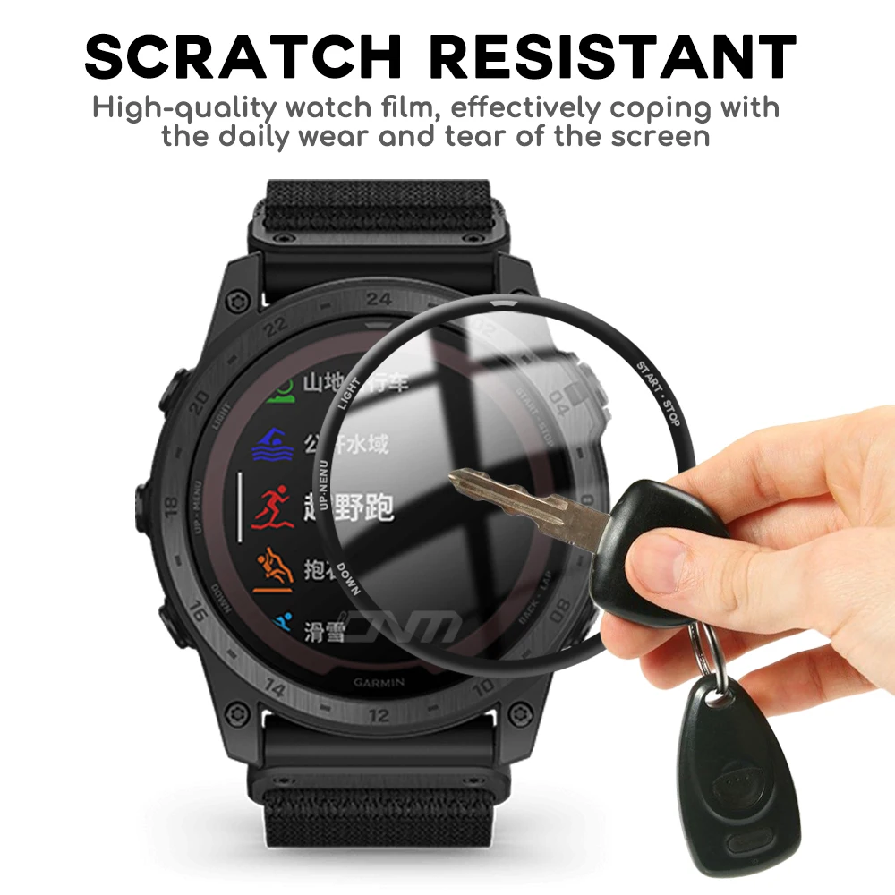 Защитная пленка 20D для смарт-часов Garmin тактикс 7 Pro Delta мягкая защитная с полным
